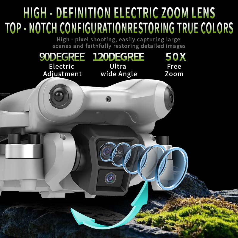 S101 Drone 8K HD Professinal D - Drone Gimbal 2 Axis 评论和价格