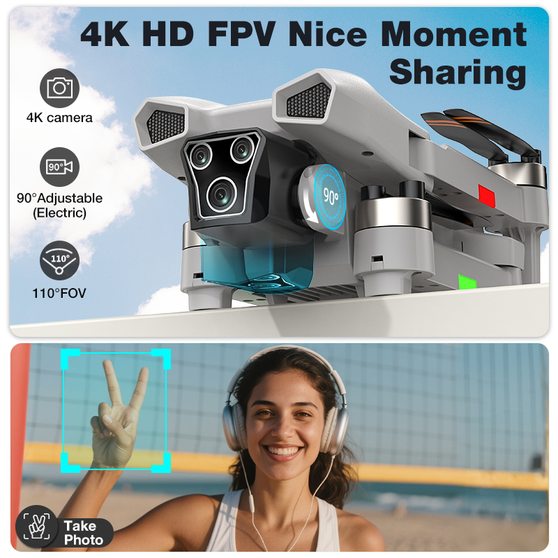 NEW Hot L017 Pro Drone Brushle - Drone Gimbal 2 Axis 评论和价格